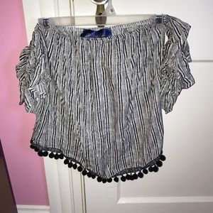 Off the shoulder flowy blouse never worn